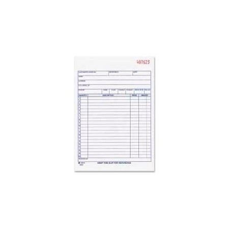 Adams® Sales Order Book, 3-Part, Carbonless, 5-9/16 X 8-7/16, 50 Sets/Pad